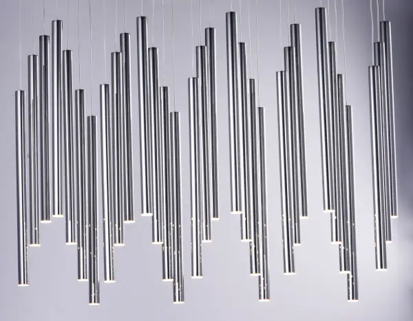 Dramatic 35-Light Sculptural Statement with Integrated LED Technology - Image 4