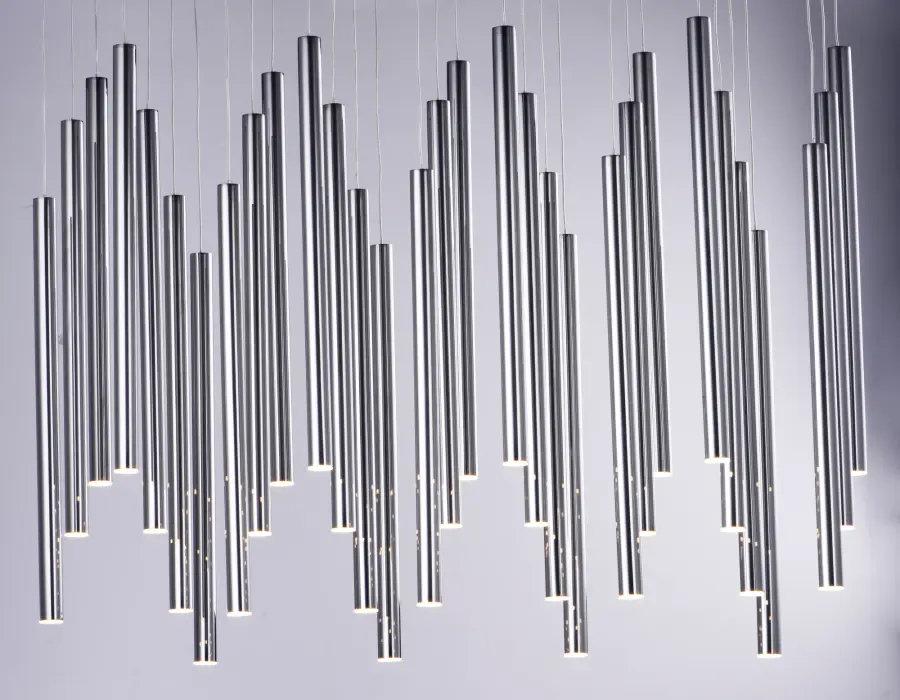 Dramatic 35-Light Sculptural Statement with Integrated LED Technology - Image 4