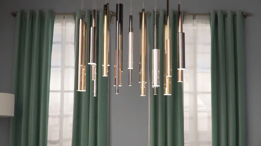 Stunning 31-Light Sculptural Statement with Multi-Finish Elegance - Image 5