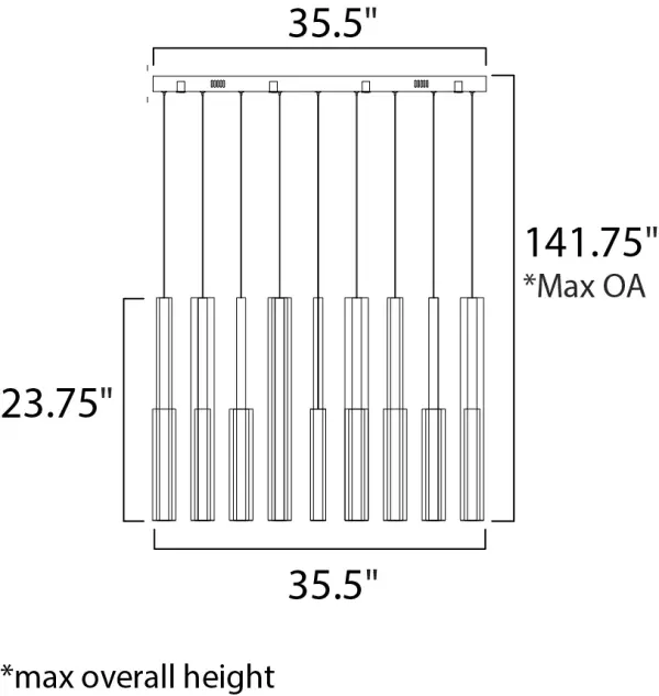 Stunning 31-Light Sculptural Statement with Multi-Finish Elegance - Image 8
