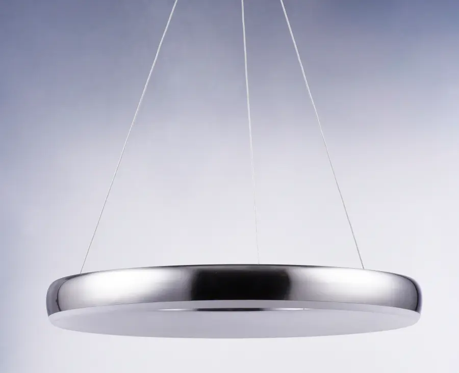 Innertube 24" LED Single Pendant in Satin Nickel - Image 2