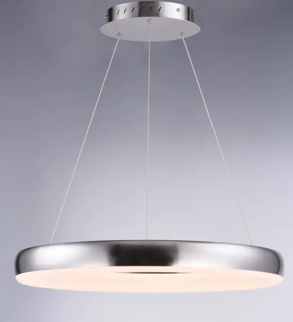 Innertube 24" LED Single Pendant in Satin Nickel - Image 3
