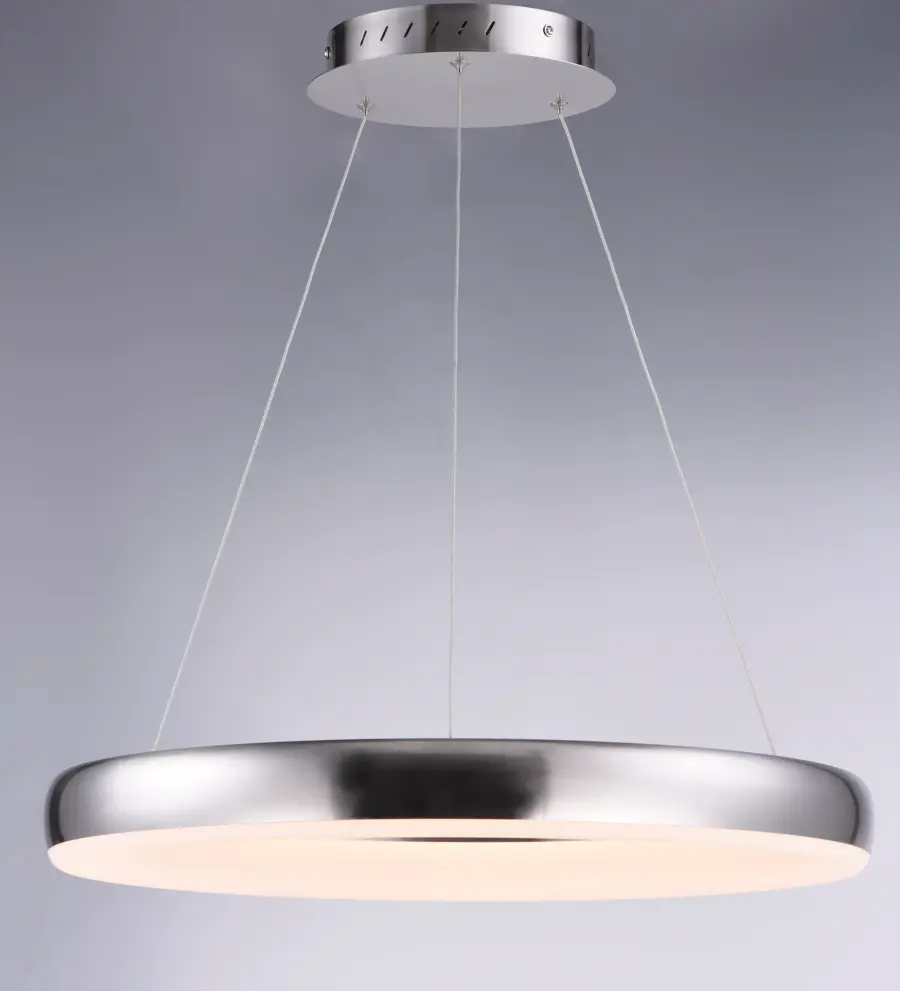 Innertube 24" LED Single Pendant in Satin Nickel - Image 3