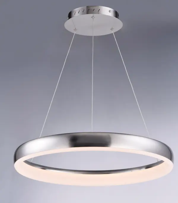 Innertube 24" LED Single Pendant in Satin Nickel - Image 4
