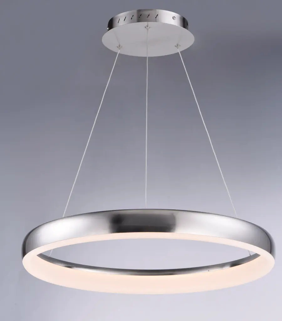 Innertube 24" LED Single Pendant in Satin Nickel - Image 4