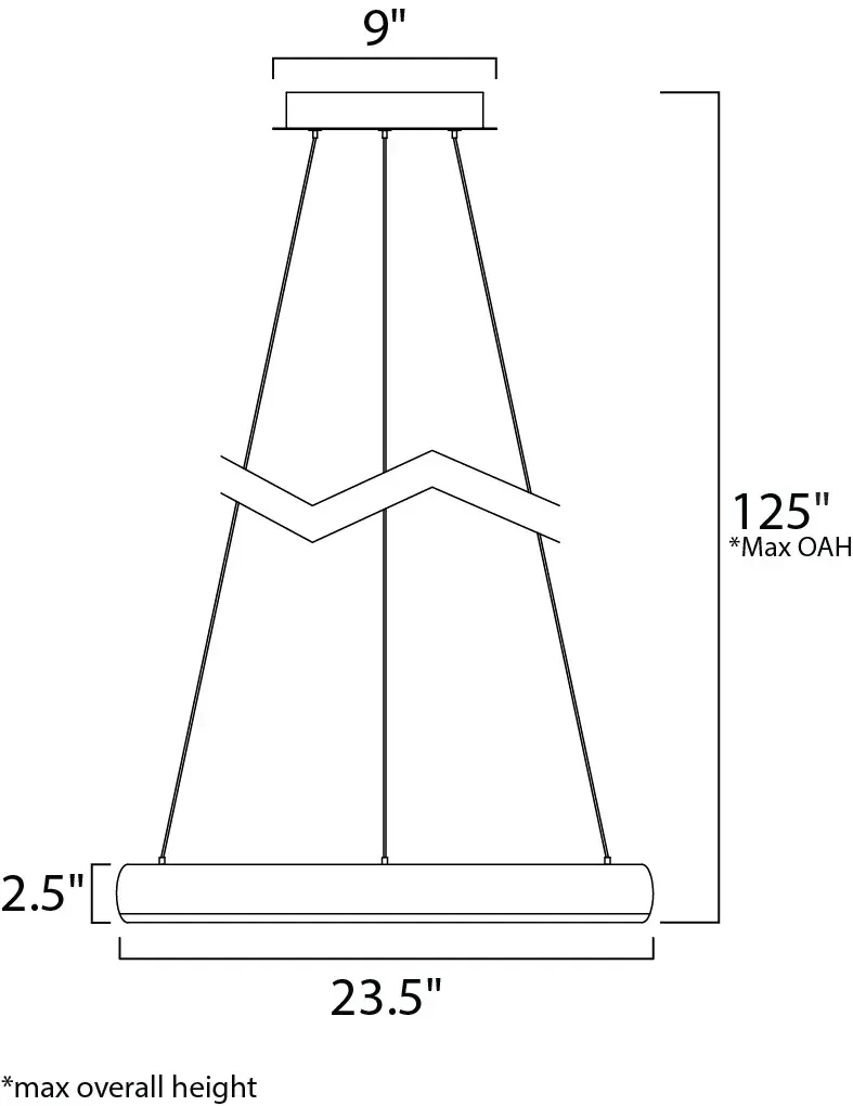Innertube 24" LED Single Pendant in Satin Nickel - Image 5