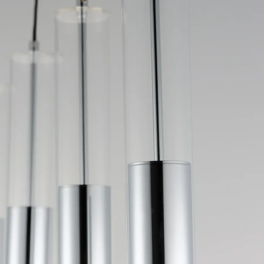 Torch LED 4-Light Linear Pendant in Polished Chrome - Image 4