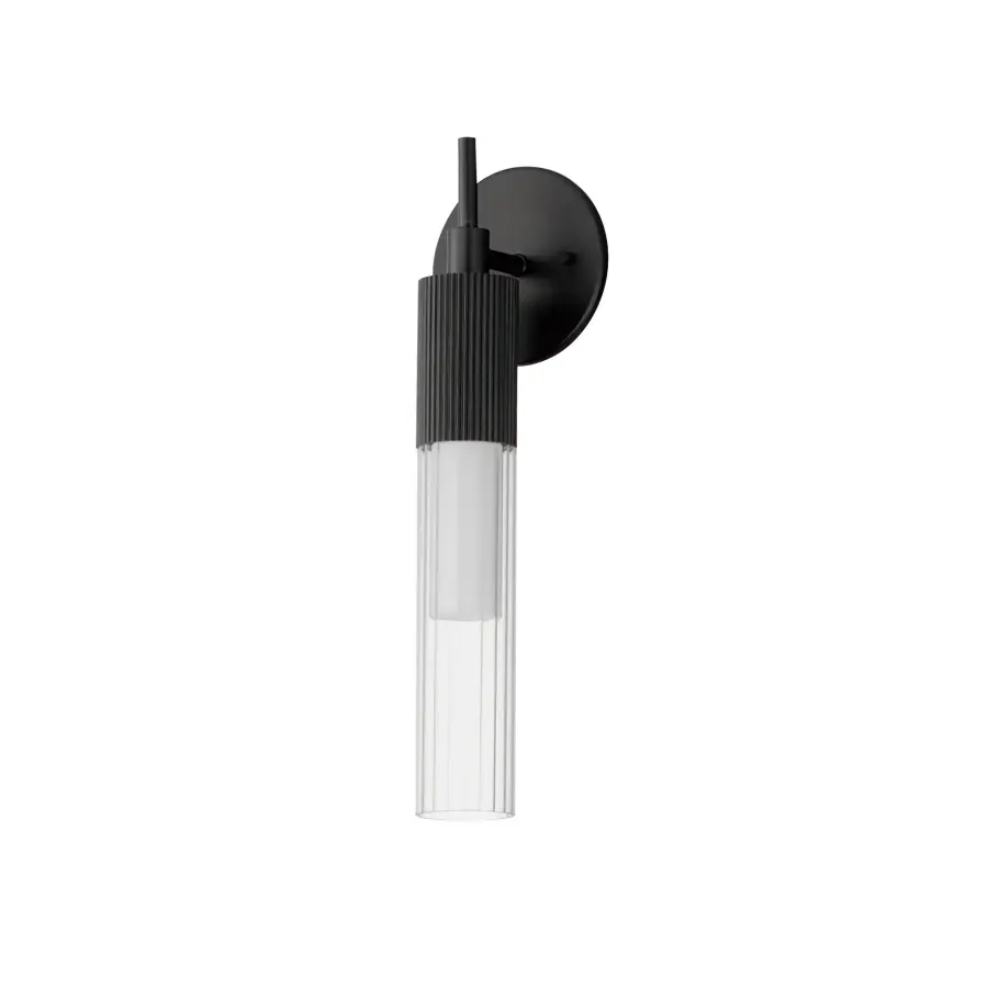 Reeds LED Wall Sconce in Matte Black - Image 1