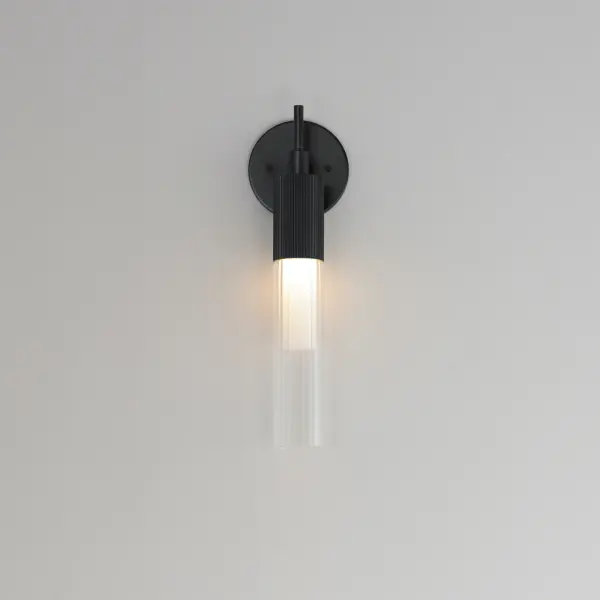 Reeds LED Wall Sconce in Matte Black - Image 3