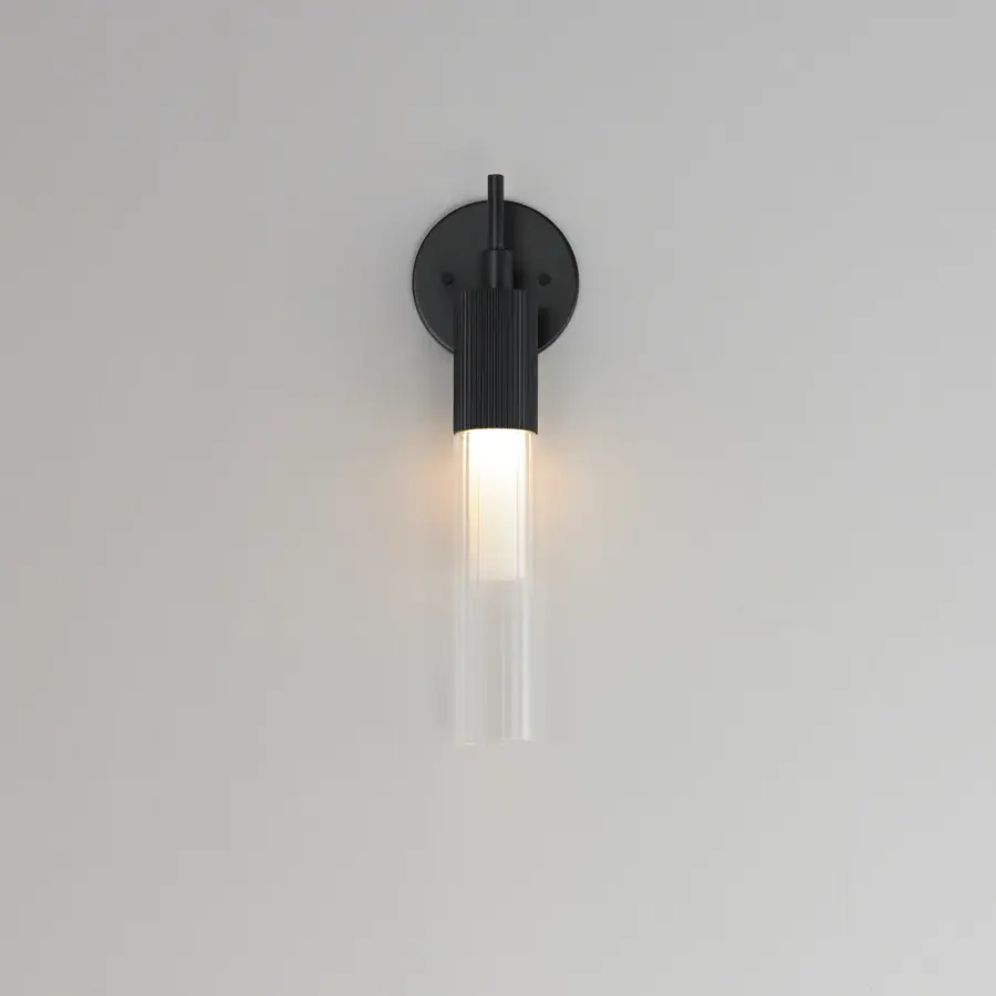 Reeds LED Wall Sconce in Matte Black - Image 3