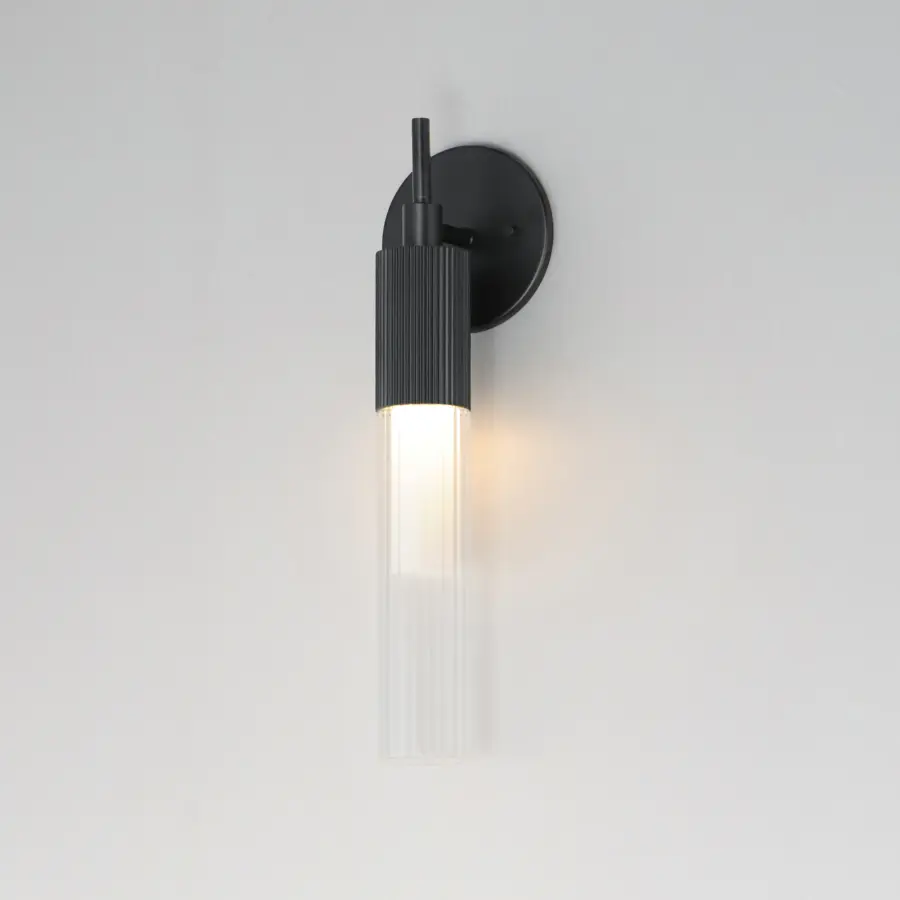 Reeds LED Wall Sconce in Matte Black - Image 4