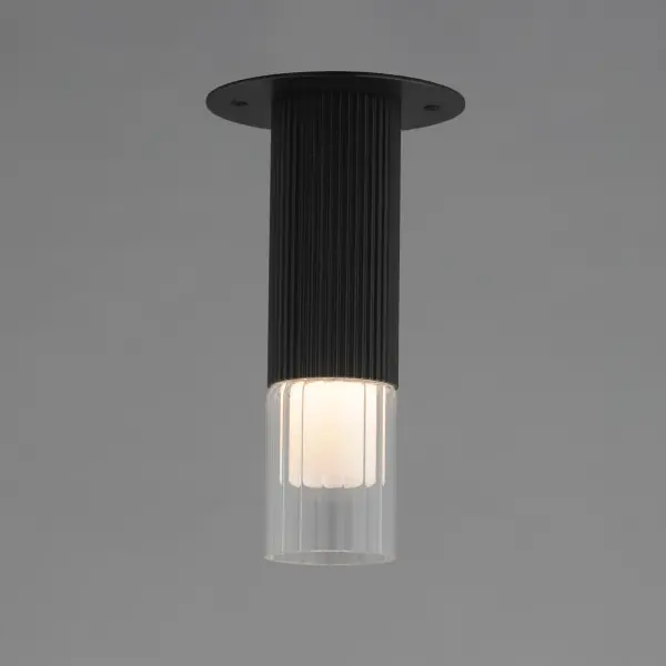 Reeds LED Flush Mount in Matte Black - Image 3