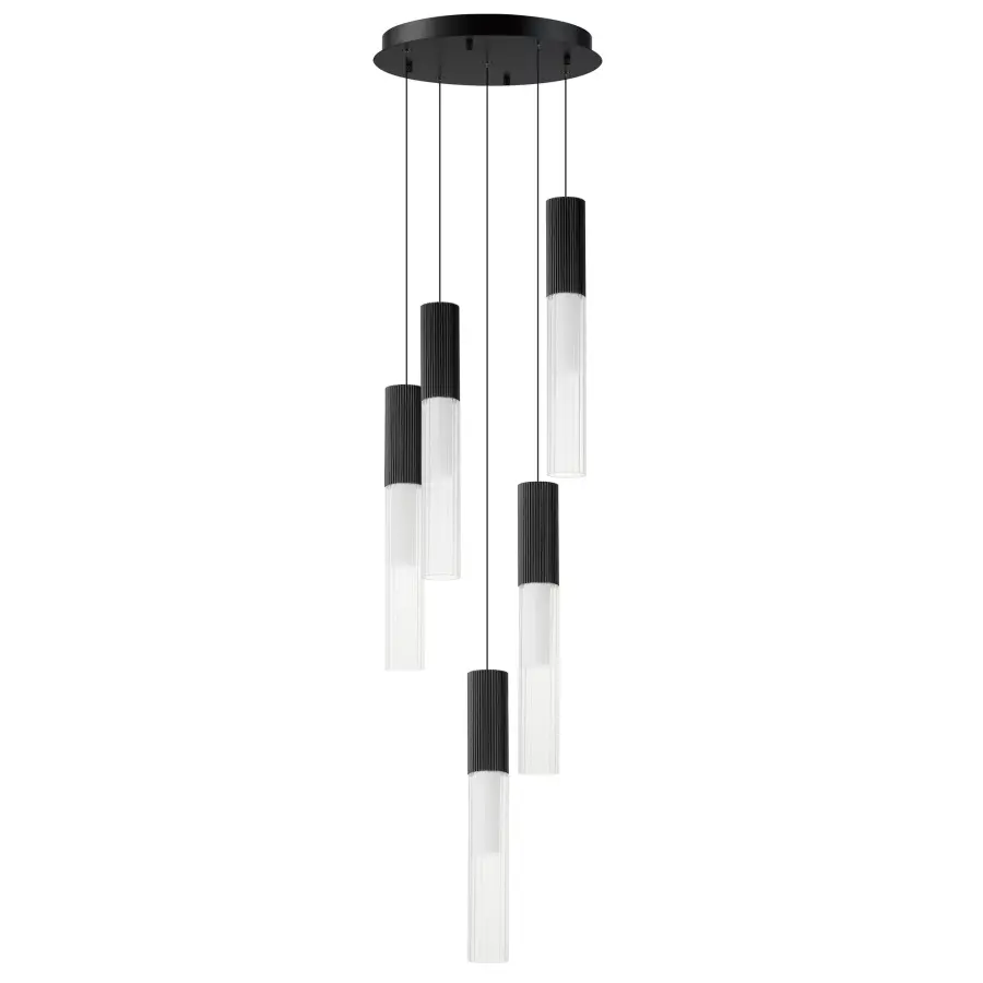 Reeds 5-Light LED Multi-Light Pendant - Image 1