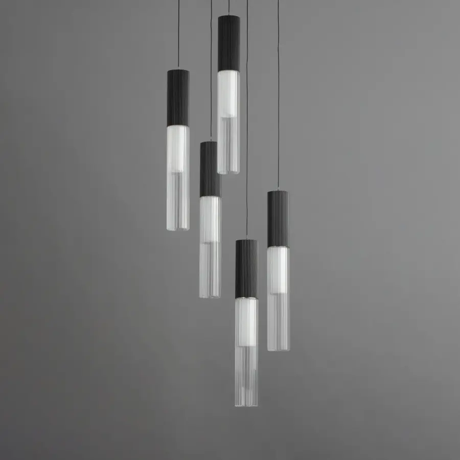 Reeds 5-Light LED Multi-Light Pendant - Image 3