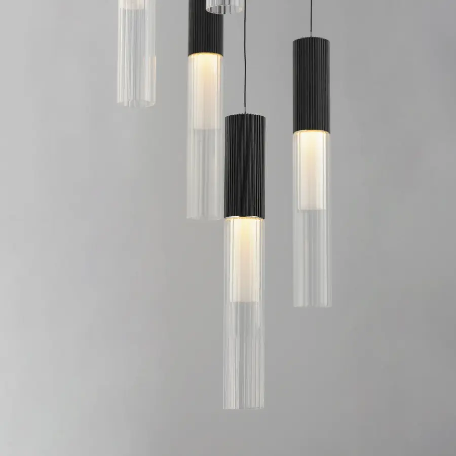 Reeds 5-Light LED Multi-Light Pendant - Image 4