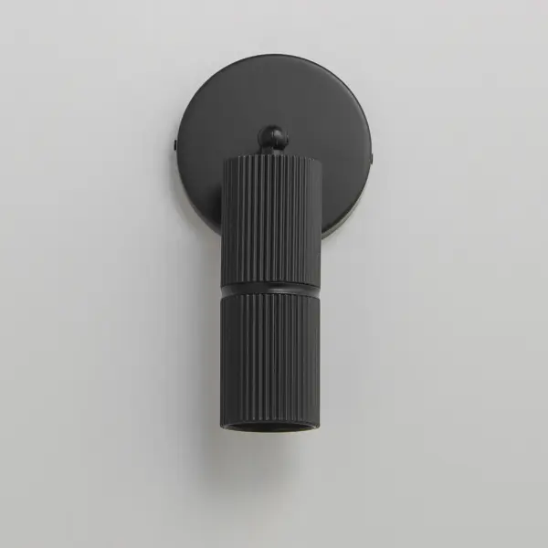 Refined Minimalist Flush Mount with Architectural Texture - Image 3