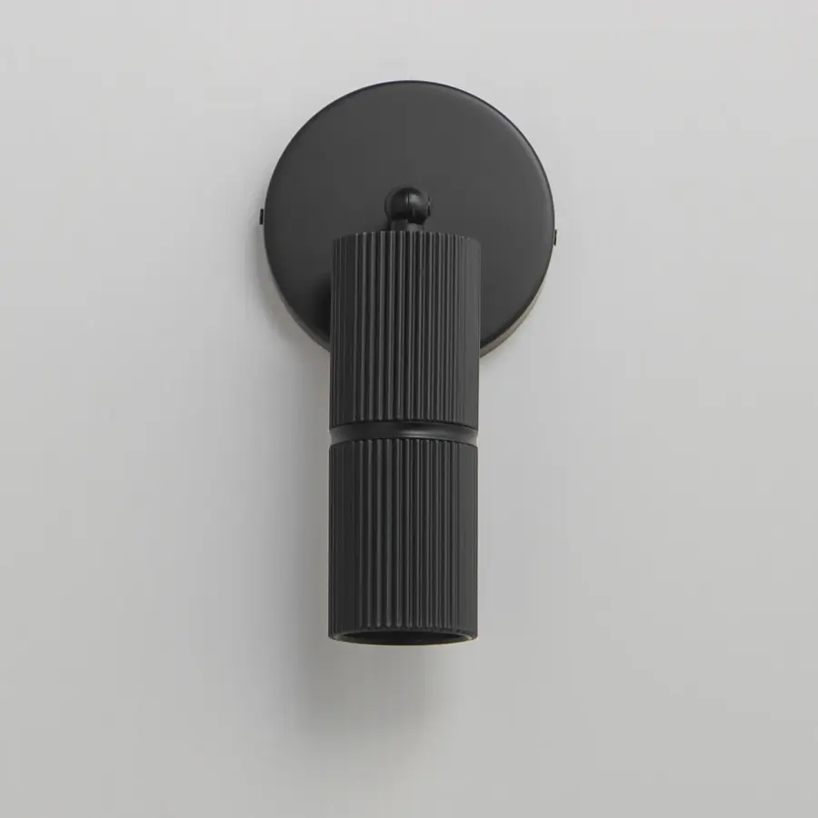 Refined Minimalist Flush Mount with Architectural Texture - Image 3