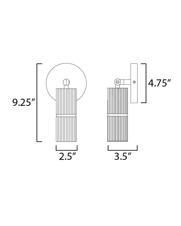 Refined Minimalist Flush Mount with Architectural Texture - Image 5