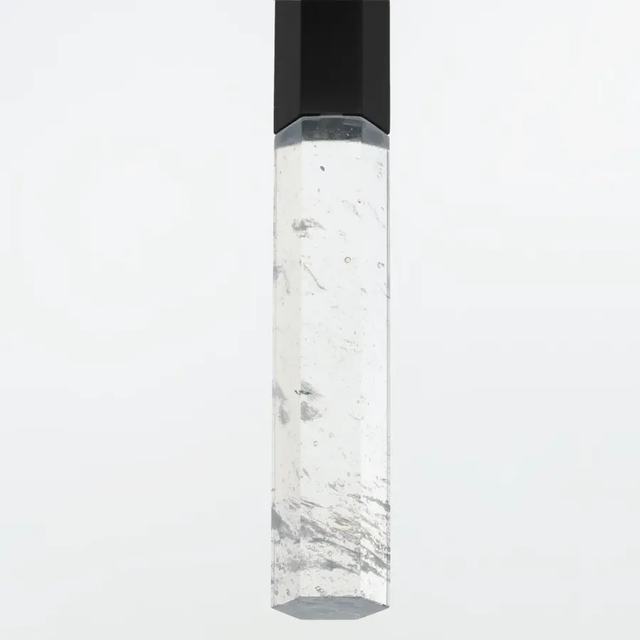 Diaphane Single Pendant Light with Rock Crystal - Image 2