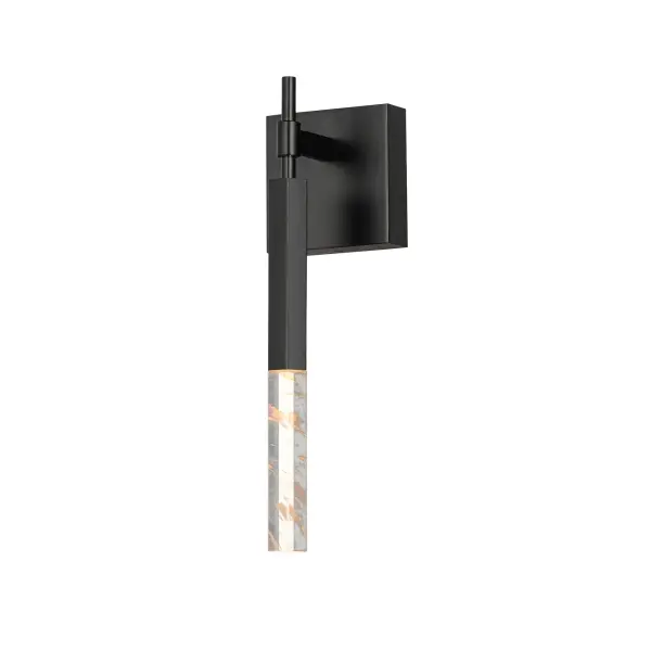 Diaphane LED Wall Sconce in Matte Black - Image 1