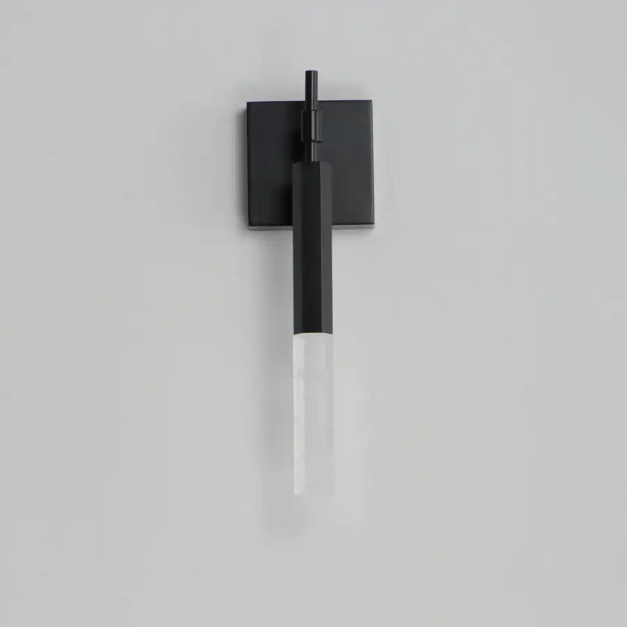 Diaphane LED Wall Sconce in Matte Black - Image 2