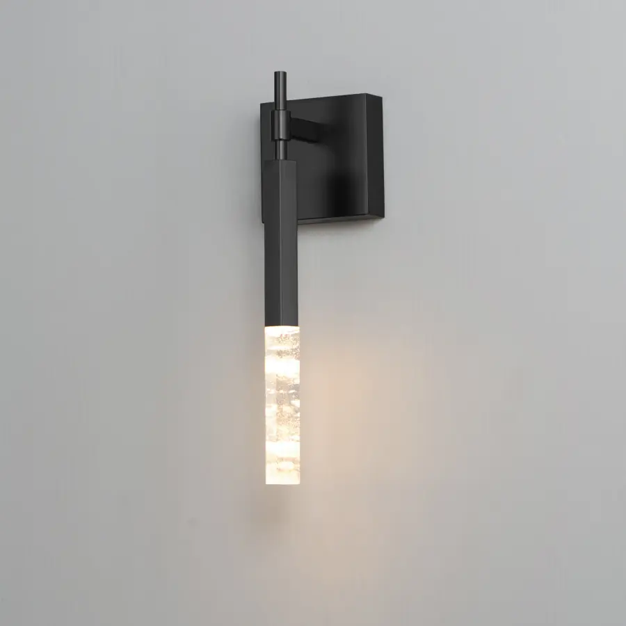 Diaphane LED Wall Sconce in Matte Black - Image 4