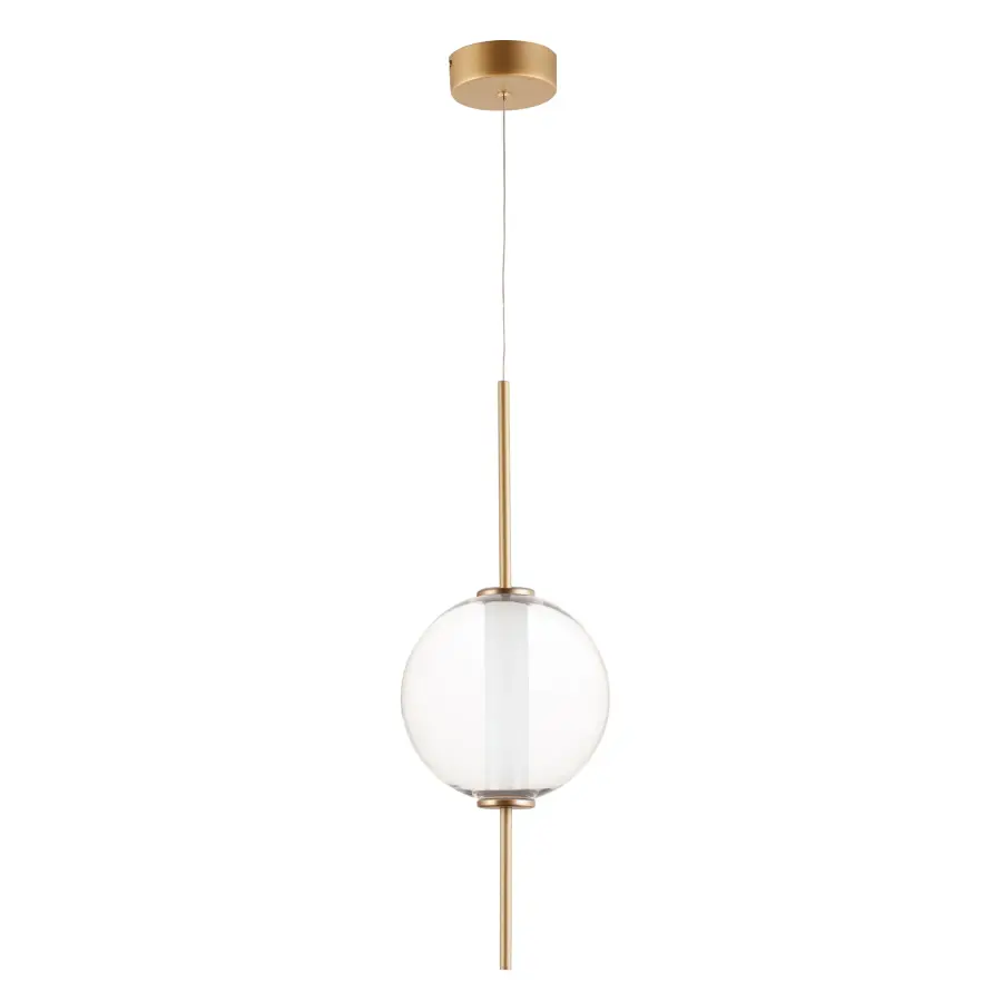 Axle Single LED Pendant in Gold - Image 1