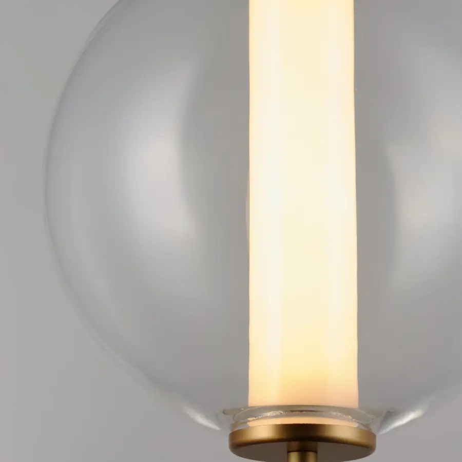 Axle Single LED Pendant in Gold - Image 4
