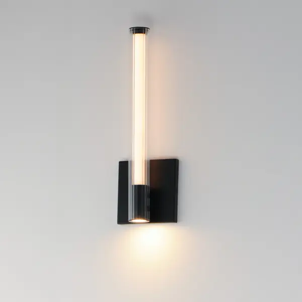 Cortex 14" LED Wall Sconce in Matte Black - Image 4