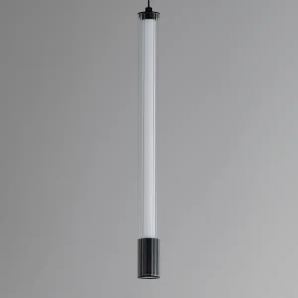 Cortex Single LED Pendant in Matte Black - Image 3