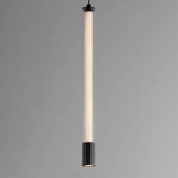 Cortex Single LED Pendant in Matte Black - Image 4