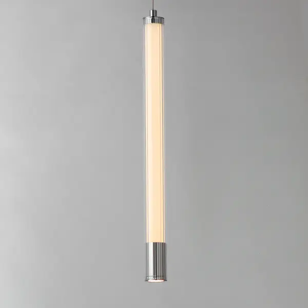 Cortex Single LED Pendant in Polished Chrome - Image 2
