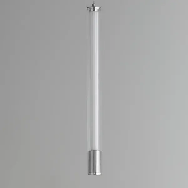 Cortex Single LED Pendant in Polished Chrome - Image 4