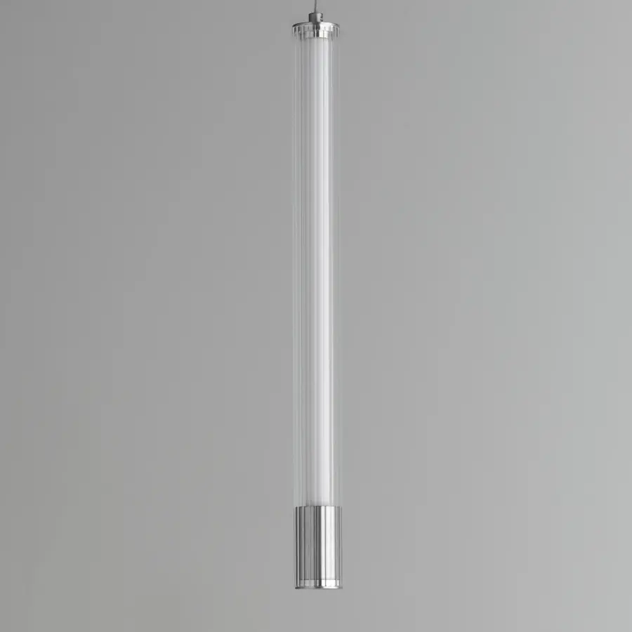Cortex Single LED Pendant in Polished Chrome - Image 4