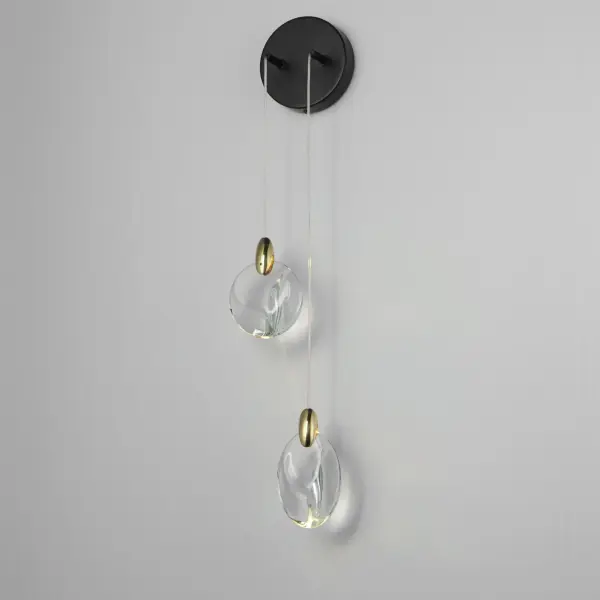 Sculptural Crystal Sconce with Organic Elegance and Dual Illumination - Image 4