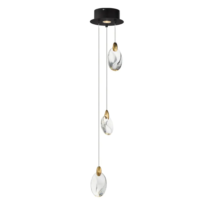 Pebble 3-Light LED Multi-Light Pendant - Image 1