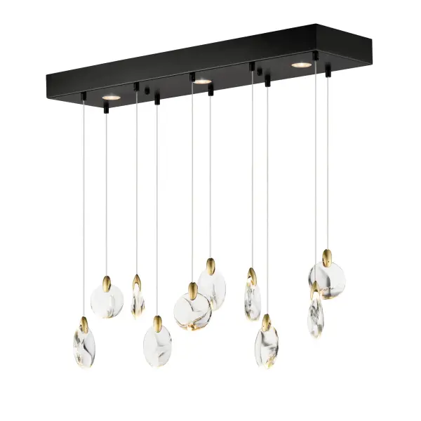 Pebble 10-Light LED Linear Pendant - Image 1