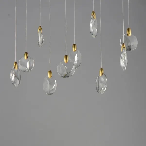 Pebble 10-Light LED Linear Pendant - Image 2