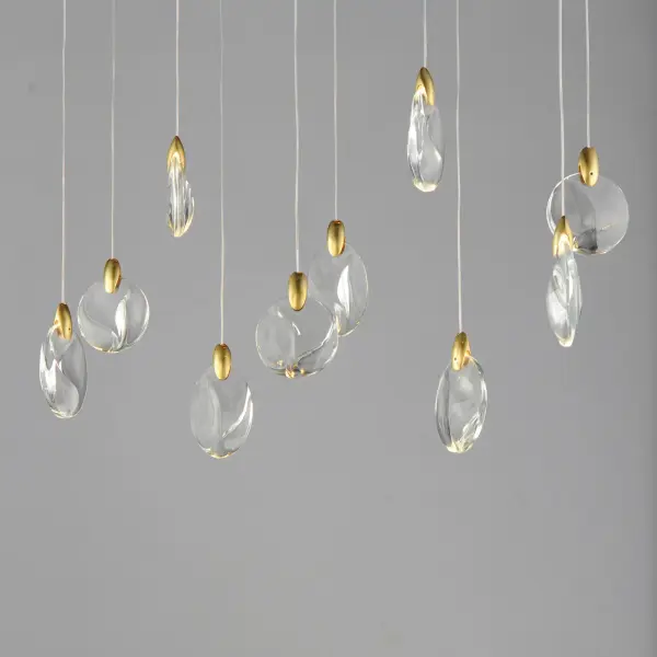 Pebble 10-Light LED Linear Pendant - Image 3