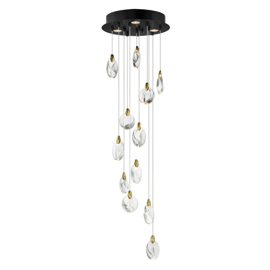 Pebble 12-Light LED Multi-Light Pendant - Image 1