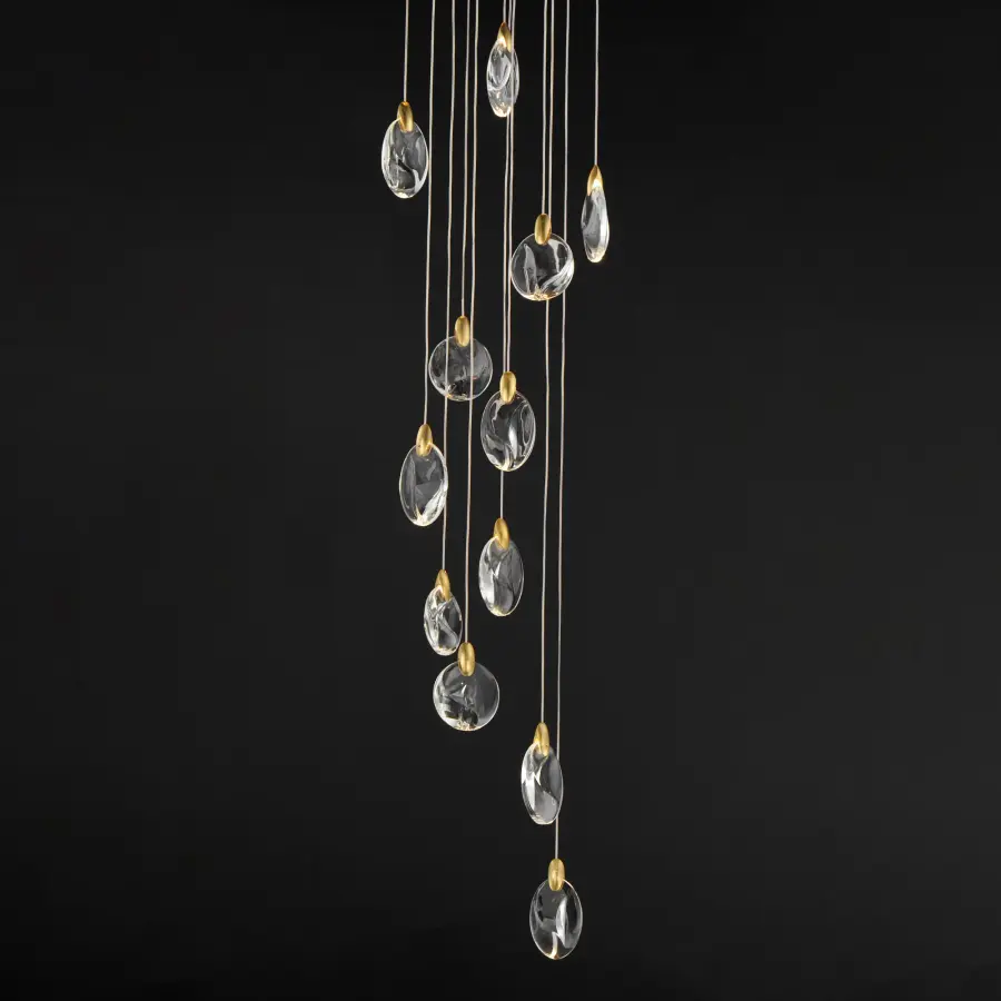 Pebble 12-Light LED Multi-Light Pendant - Image 3
