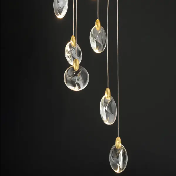 Pebble 12-Light LED Multi-Light Pendant - Image 4