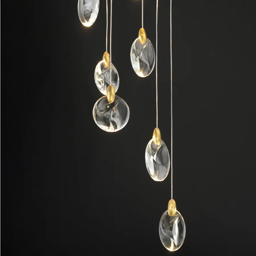 Pebble 12-Light LED Multi-Light Pendant - Image 4