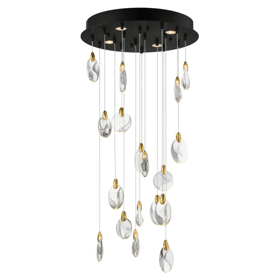 Pebble 18-Light LED Multi-Light Pendant - Image 1