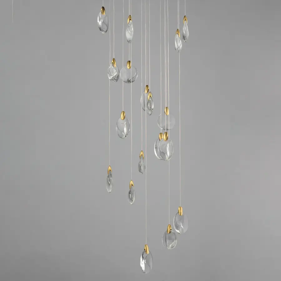 Pebble 18-Light LED Multi-Light Pendant - Image 2
