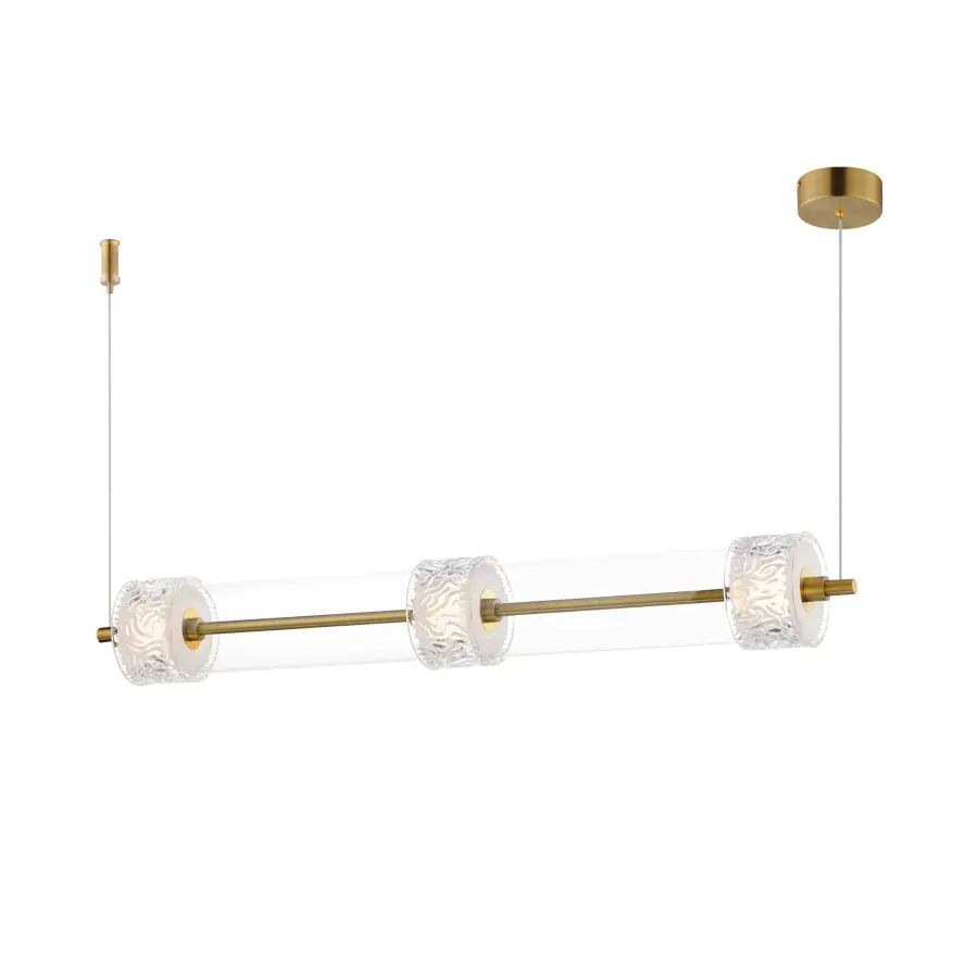 Elysian 3-Light LED Linear Pendant - Image 1