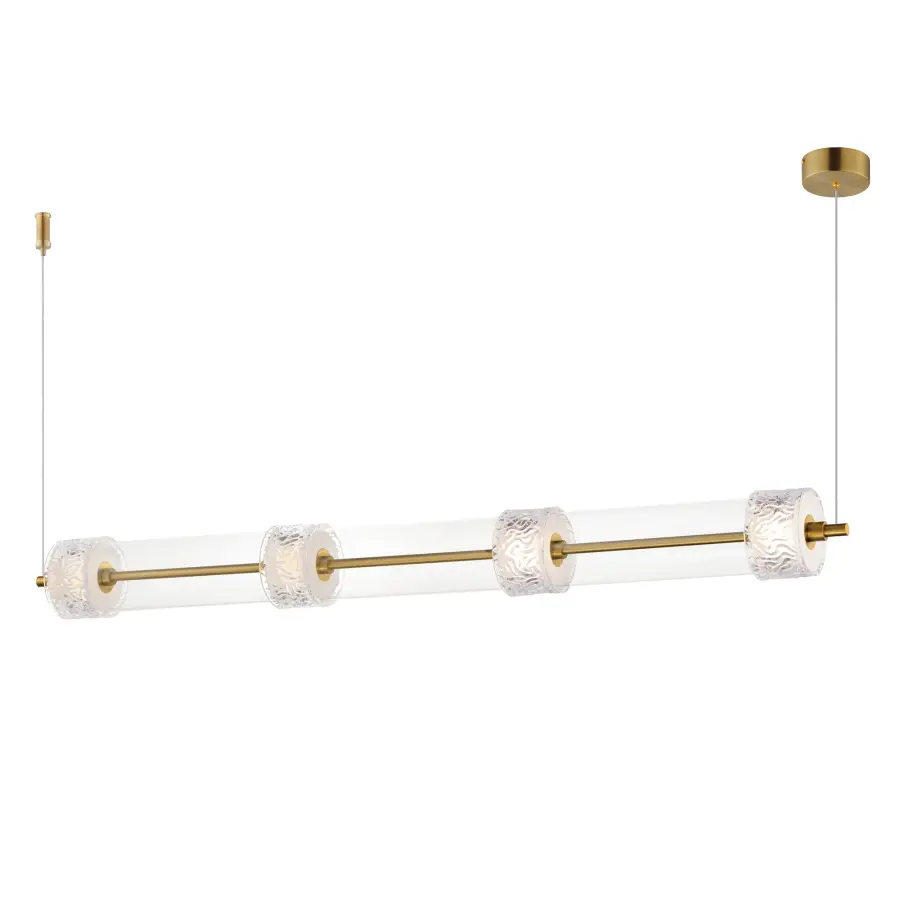 Elysian 4-Light LED Linear Pendant - Image 1