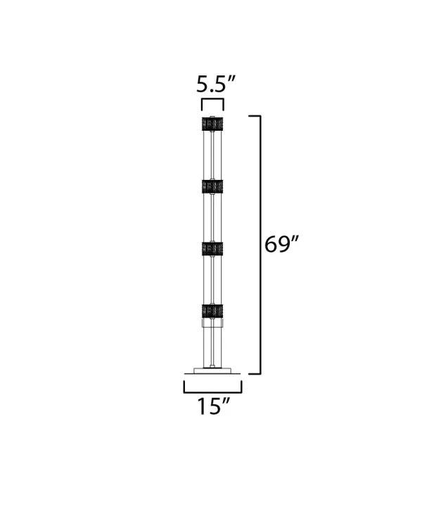 Elysian 4-Light LED Floor Lamp - Image 5