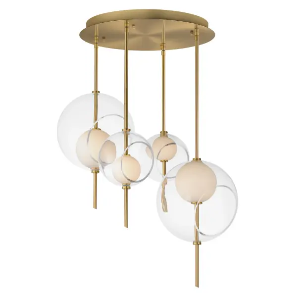 Martini 4-Light LED Multi-Light Pendant - Image 1