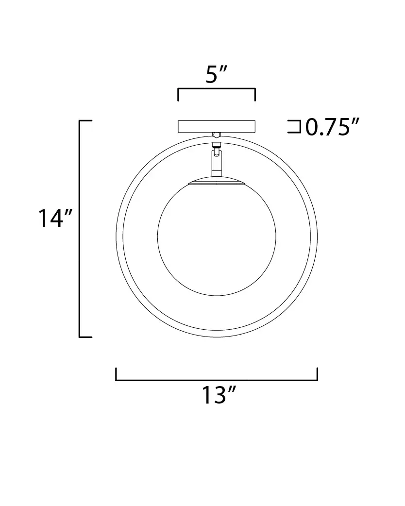 Revolution Flush Mount - Polished Nickel - Image 5